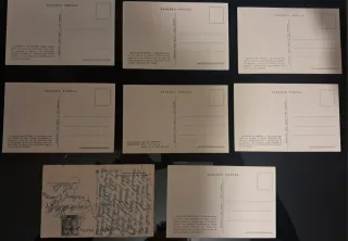 Lote 8 Cartoline Antiche della Guerra Civile Spagnola