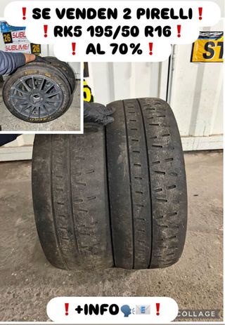 2 Neumáticos Pirelli RK5 195/50 R16