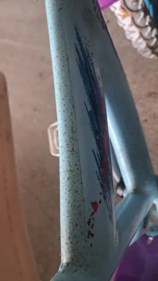 Bicicleta Infantil Frozen 14 con ruedines