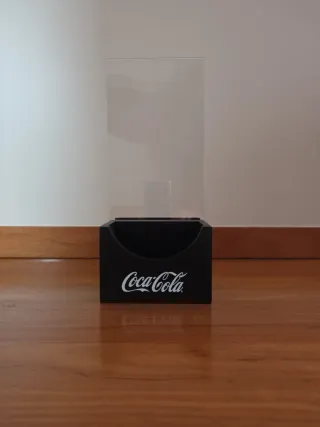 Porta guardanapos e ementas Coca-Cola
