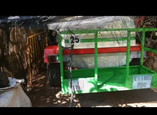 Cuba o tina de fumigar con remolque