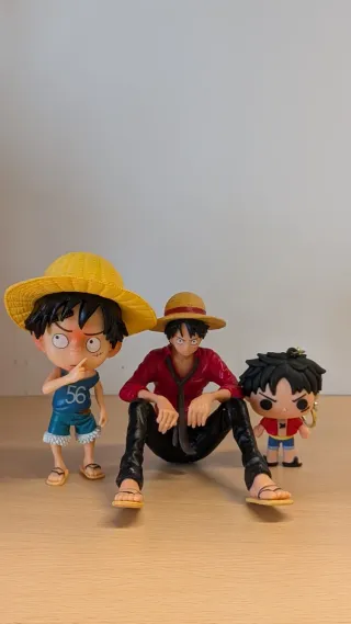 Figuras de plástico de Monkey D. Ruffy de One Piec