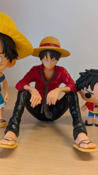 Figuras de plástico de Monkey D. Ruffy de One Piec