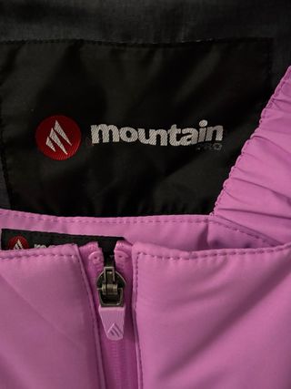 Mono de esquí niña rosa y negro