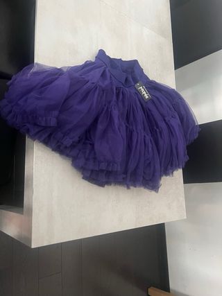 Falda Poupée tul morado talla única sin estrenar
