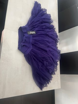 Falda Poupée tul morado talla única sin estrenar