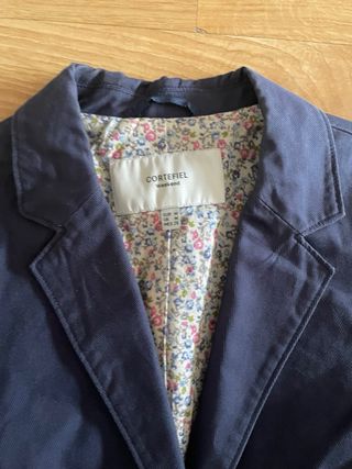 Americana azul Cortefiel