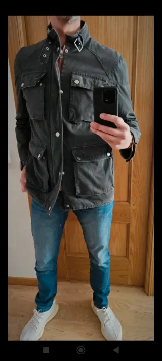 Cazadora Purificación García gris