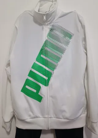 Chándal Puma Talla M Blanco y Negro