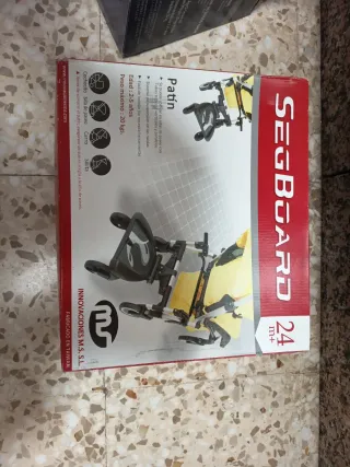 Patín para carrito( Segboard +24m)+ asiento adapta