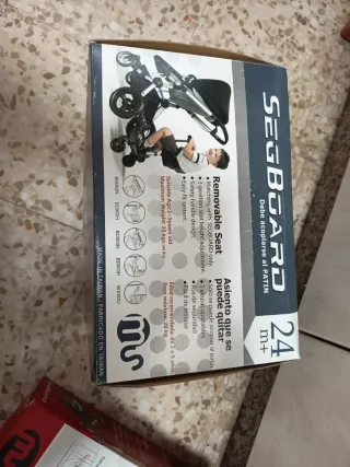 Patín para carrito( Segboard +24m)+ asiento adapta