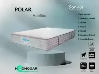 ❄️❄️❄️COLCHON POLAR❄️❄️❄️VERANO FRESCO 135X190
