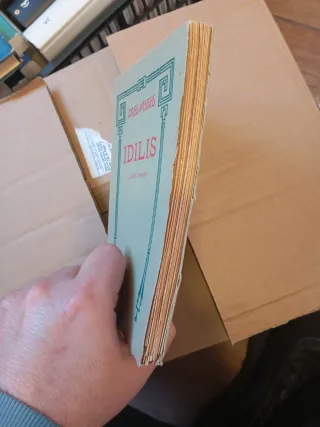 Libro antiguo Idilis Llibre Primer