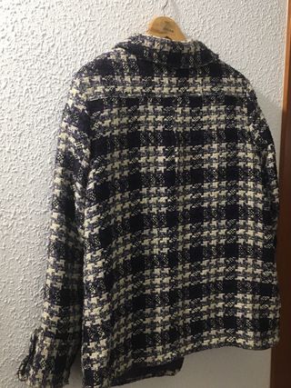 Chaquetón estampado señora