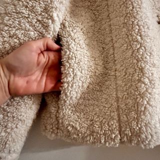 Chaqueta Teddy Zara Beige