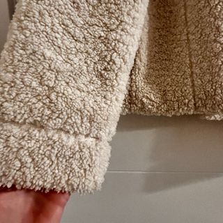 Chaqueta Teddy Zara Beige