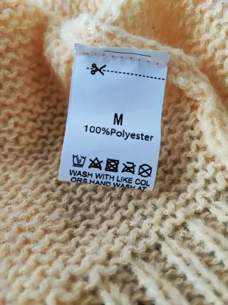 Chaqueta de punto mangas abullonadas.