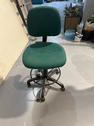 Silla de oficina verde