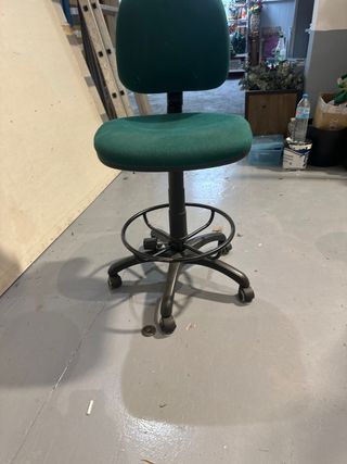 Silla de oficina verde