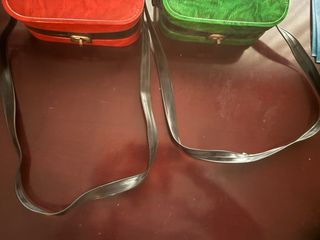 Maletín antiguo CLUB DE LA SEÑORITA rojo