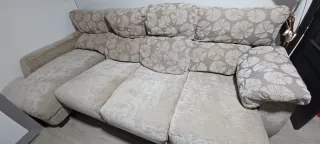 Sofá 3 plazas extensibles con chaiselongue