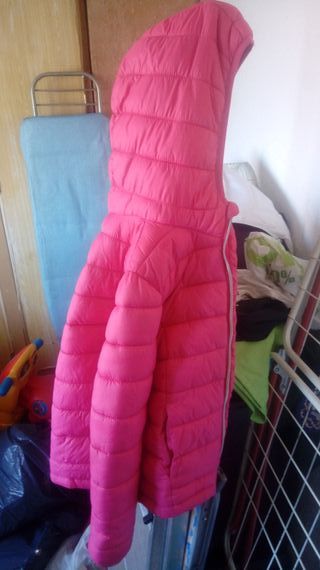 Chaqueta acolchada niña rosa Talla 128 cm