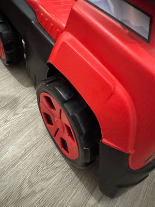 Set di passeggini moto e carrozzina rossa 2x20€