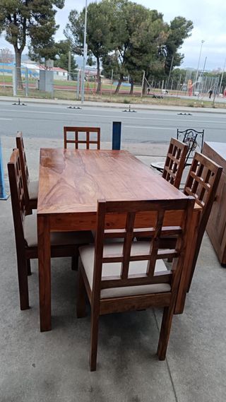 muebles estilo colonial comedor completo