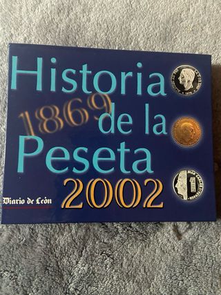 Colección Monedas La Peseta 1869-2002