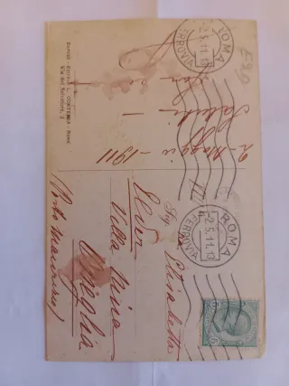 Cartolina Storica Vittorio Emanuele II e III