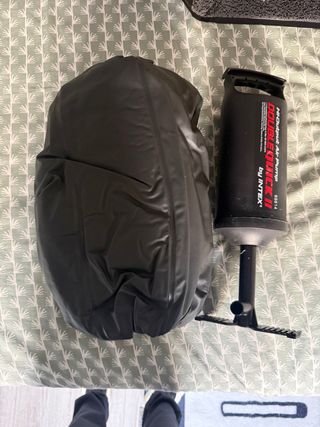 Colchón hinchable de tamaño individual + Hinchador
