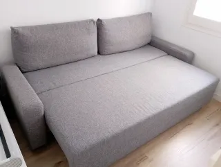 Sofá Cama Gris 3 Plazas Ikea - GRÄLVIKEN