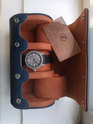 Zelos Aurora Field 38mm Damascus Reloj