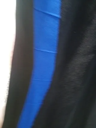 Vestido Morgan Negro y Azul Talla m