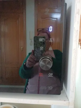 Microondas LG con ticket y garantía