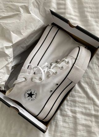 Converse All Star Blancas Plataforma