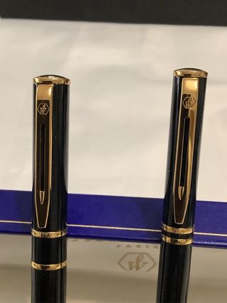 JUEGO DE PLUMA Y BOLIGRAFO WATERMAN. SIN USAR.