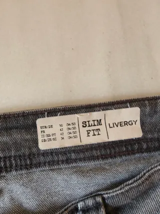 Pantalones vaqueros grises T34