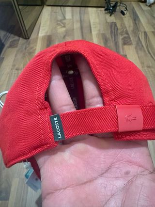 Cappello Lacoste Rosso