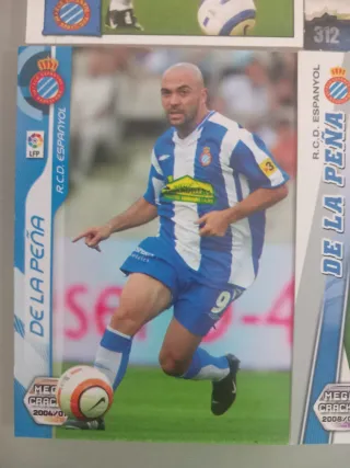 Cromos Iván de la Peña RCD Espanyol (4 cromos)