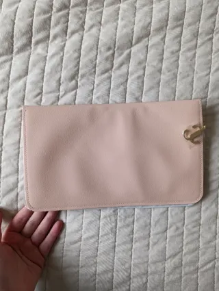 Bolso fiesta Jimmy Choo rosa y dorado