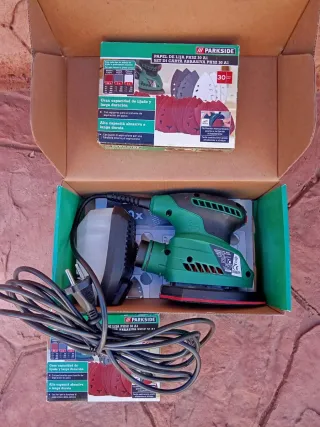 Lijadora Parkside PHS 160 B2 +papel lija