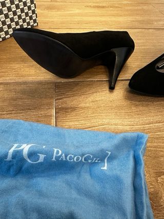 Zapato tacón negro Paco Gil