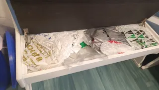 Tavolo e panca per cucina o sala da pranzo