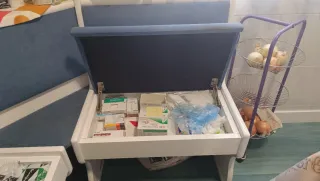 Tavolo e panca per cucina o sala da pranzo