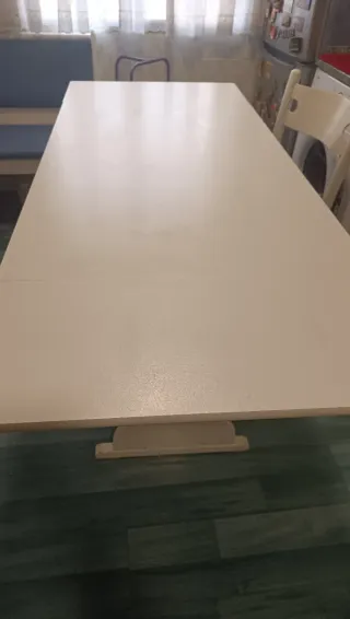 Tavolo e panca per cucina o sala da pranzo