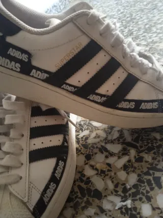 Zapatillas Adidas Superstar Blancas Negras