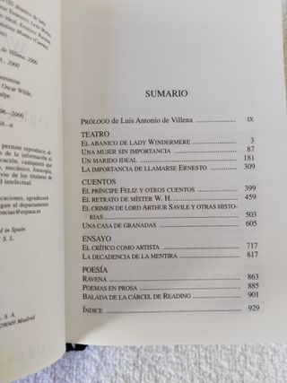 Obras Selectas Oscar Wilde