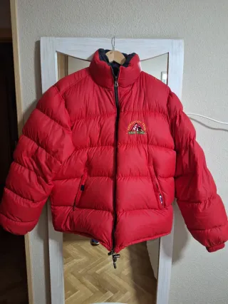 Chaqueta plumífero montaña Rojo XL