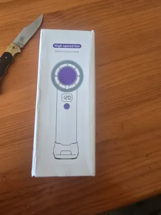 Mini ventilador portátil alta velocidad